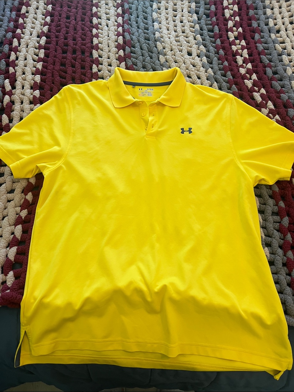 Under Armour Men's Bright Yellow Performance Polo